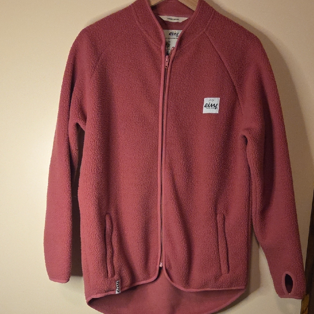 Eivy Pink Fleece Zip-Up Jacket